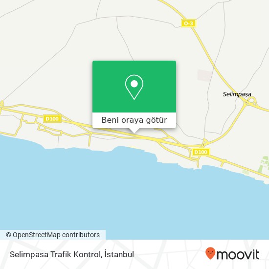 Selimpasa Trafik Kontrol harita