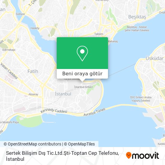 Sertek Bilişim Dış Tic.Ltd.Şti-Toptan Cep Telefonu harita