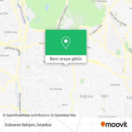 Gülseren iletişim harita