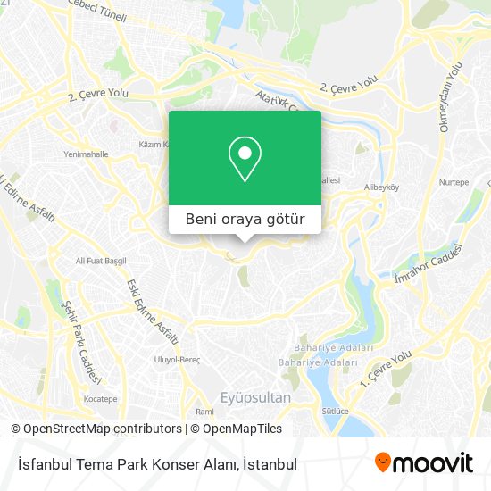 İsfanbul Tema Park Konser Alanı harita