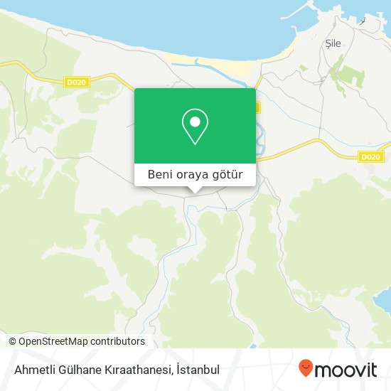 Ahmetli Gülhane Kıraathanesi harita