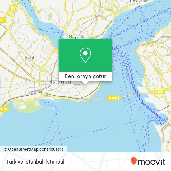 Turkiye Istanbul harita