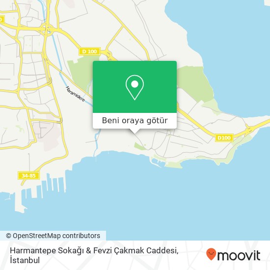 Harmantepe Sokağı & Fevzi Çakmak Caddesi harita