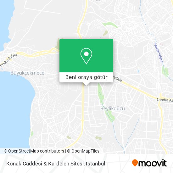 Konak Caddesi & Kardelen Sitesi harita