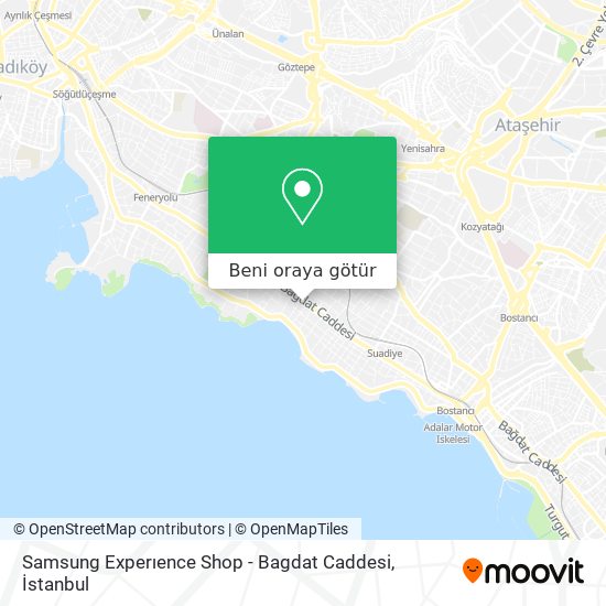Samsung Experıence Shop - Bagdat Caddesi harita