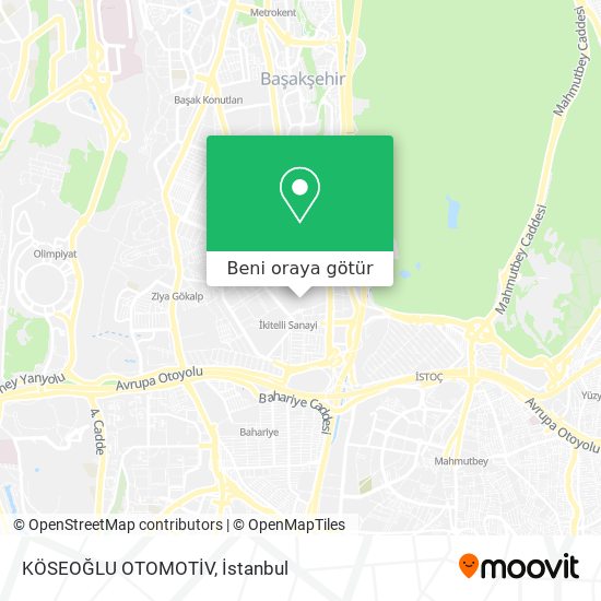 KÖSEOĞLU OTOMOTİV harita