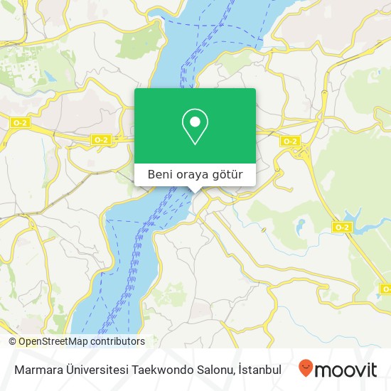Marmara Üniversitesi Taekwondo Salonu harita