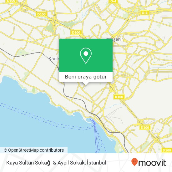 Kaya Sultan Sokağı & Ayçil Sokak harita