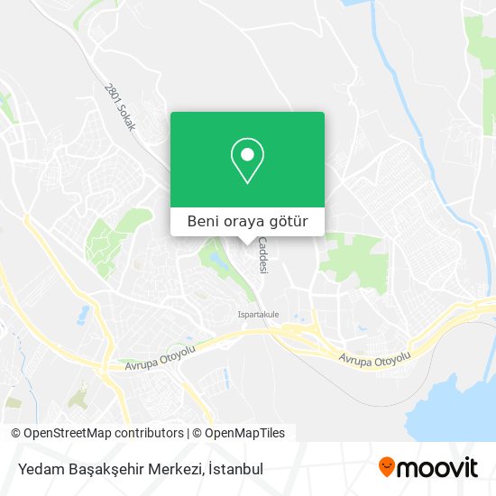 Yedam Başakşehir Merkezi harita