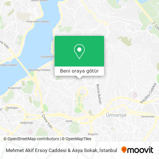 Mehmet Akif Ersoy Caddesi & Asya Sokak harita