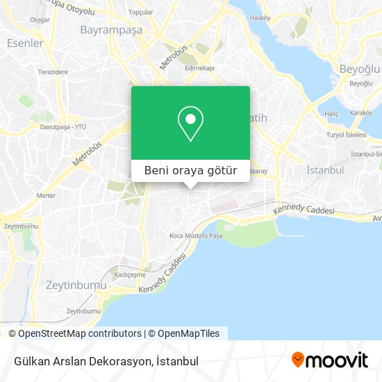Gülkan Arslan Dekorasyon harita