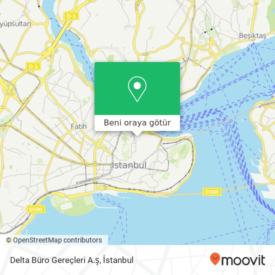 Delta Büro Gereçleri A.ş harita