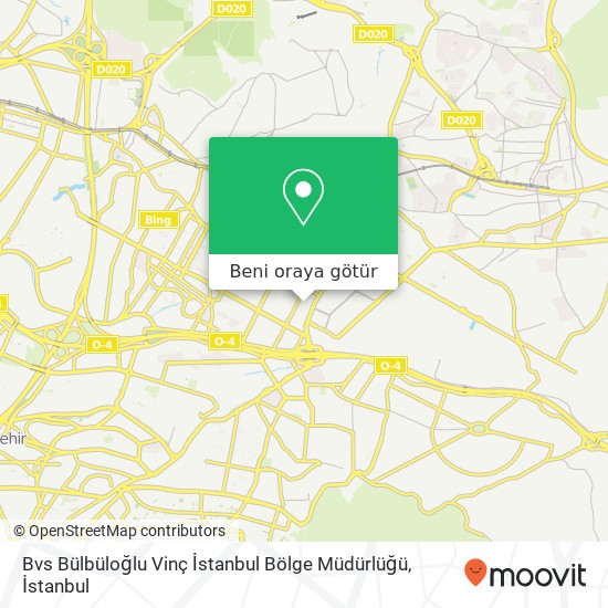 Bvs Bülbüloğlu Vinç İstanbul Bölge Müdürlüğü harita