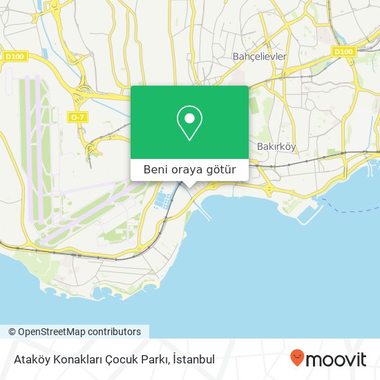 Ataköy Konakları Çocuk Parkı harita