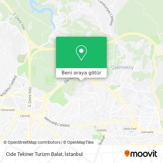 Cide Tekiner Turizm Balat harita