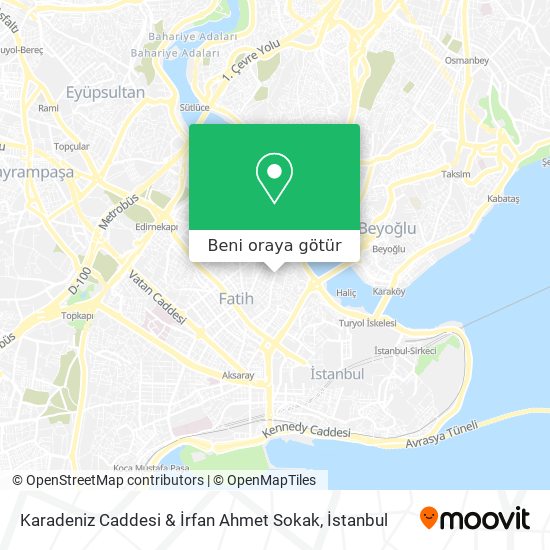Karadeniz Caddesi & İrfan Ahmet Sokak harita