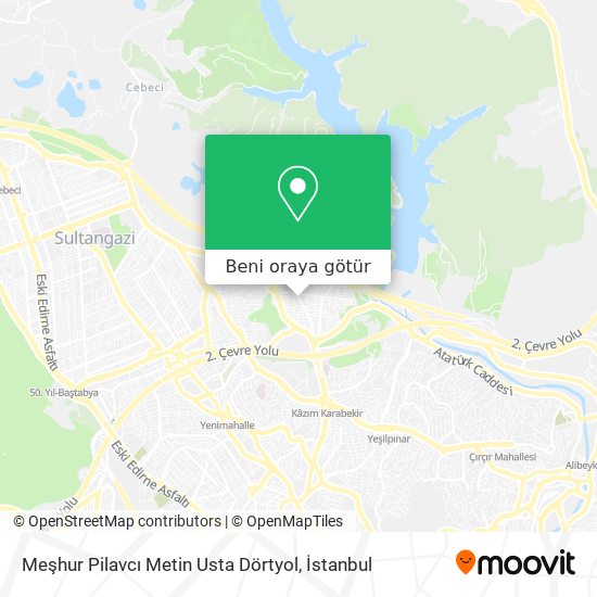 Meşhur Pilavcı Metin Usta Dörtyol harita