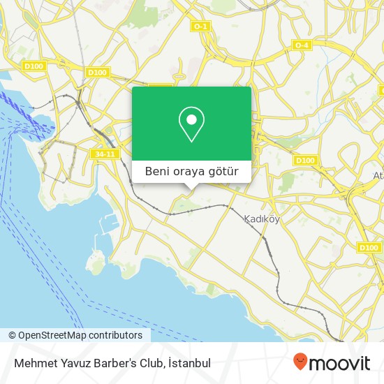 Mehmet Yavuz Barber's Club harita