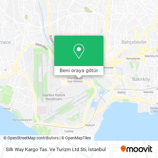 Silk Way Kargo Tas. Ve Turizm Ltd Sti harita