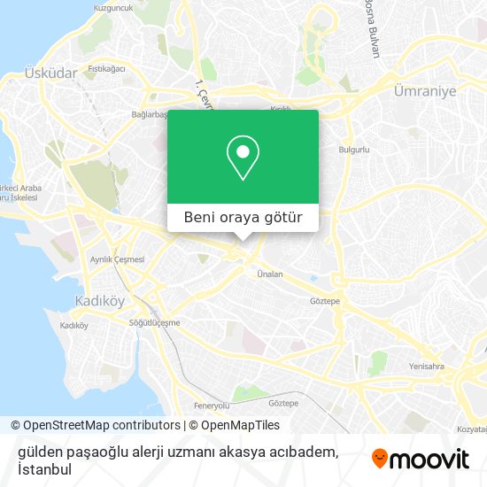 gülden paşaoğlu alerji  uzmanı akasya acıbadem harita