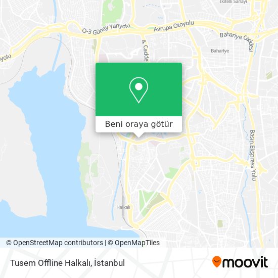 Tusem Offline Halkalı harita