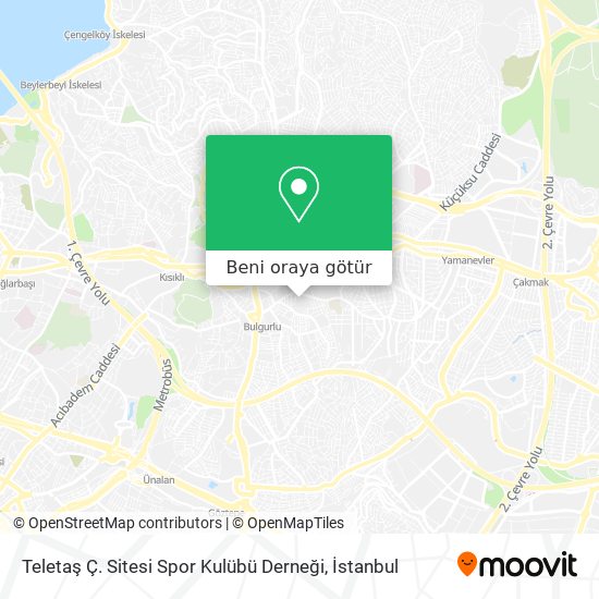 Teletaş Ç. Sitesi Spor Kulübü Derneği harita