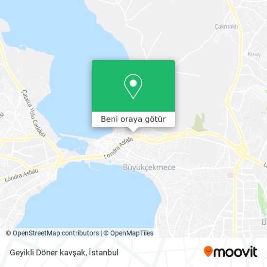 Geyikli Döner kavşak harita