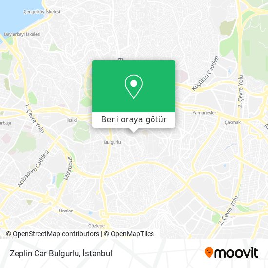 Zeplin Car Bulgurlu harita