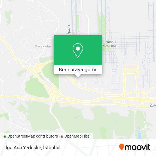 İga Ana Yerleşke harita