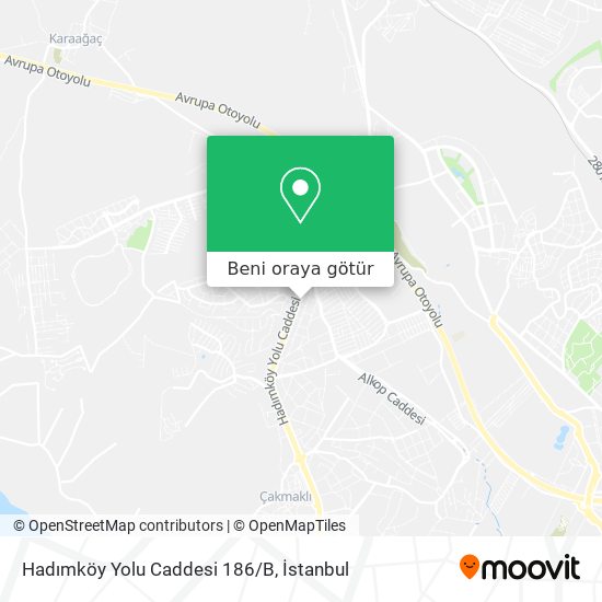 Hadımköy Yolu Caddesi 186/B harita