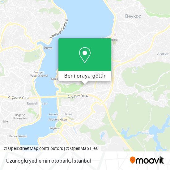 Uzunoglu yediemin otopark harita