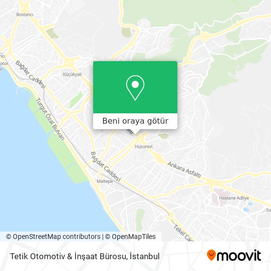 Tetik Otomotiv & İnşaat Bürosu harita