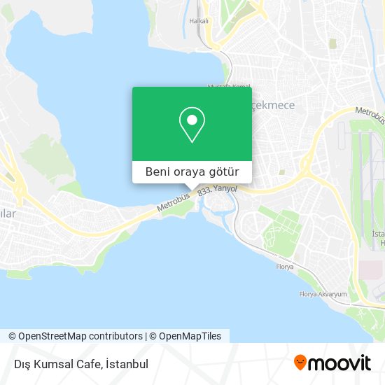 Dış Kumsal Cafe harita