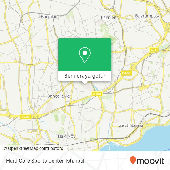 Hard Core Sports Center harita