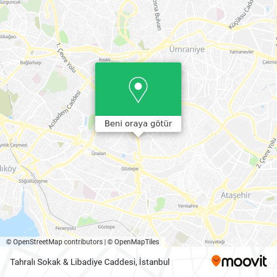 Tahralı Sokak & Libadiye Caddesi harita