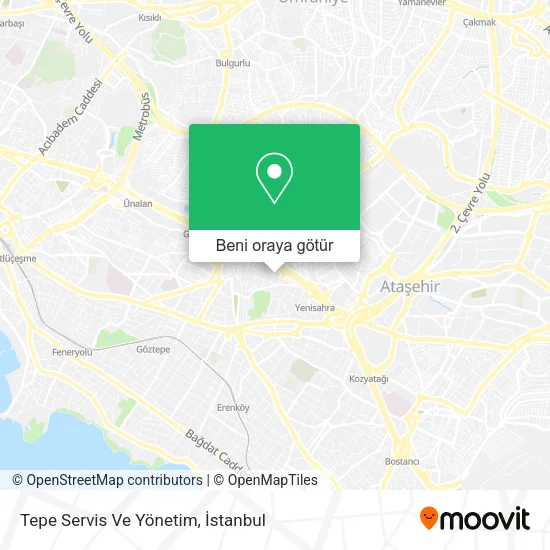Tepe Servis Ve Yönetim harita