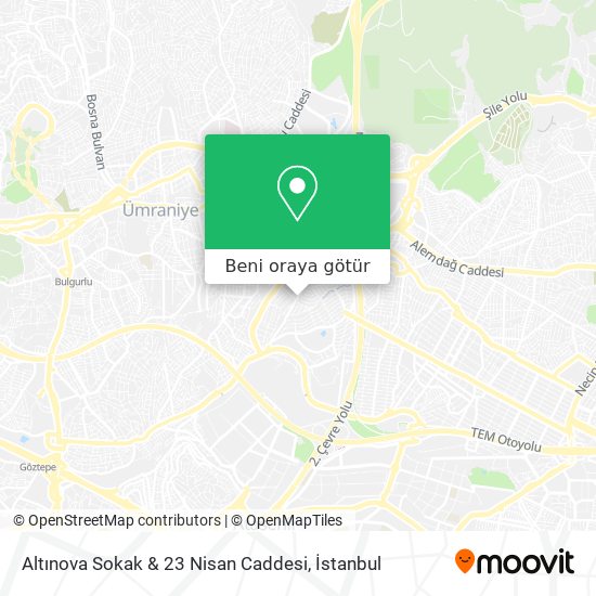 Altınova Sokak & 23 Nisan Caddesi harita
