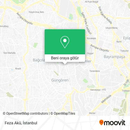 Feza Akü harita