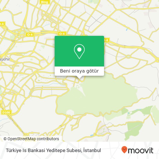 Türkiye Is Bankasi Yeditepe Subesi harita