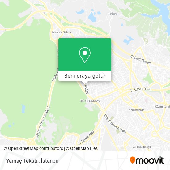 Yamaç Tekstil harita