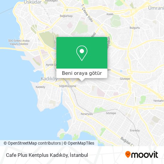 Cafe Plus Kentplus Kadıköy harita