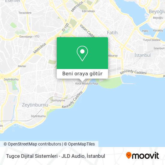 Tugce Dijital Sistemleri - JLD Audio harita