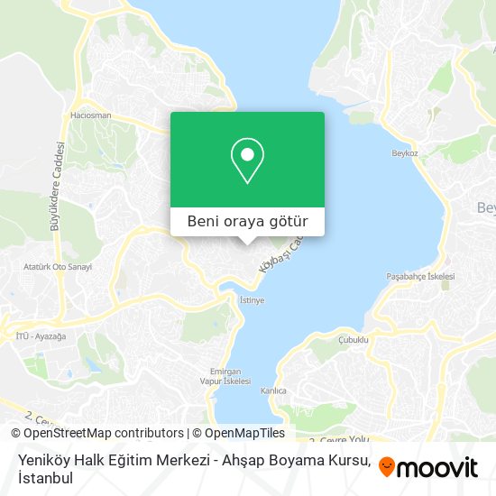 Yeniköy Halk Eğitim Merkezi - Ahşap Boyama Kursu harita