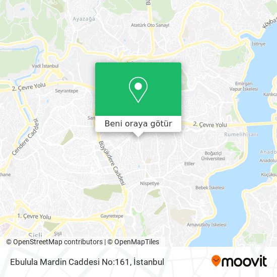 Ebulula Mardin Caddesi No:161 harita