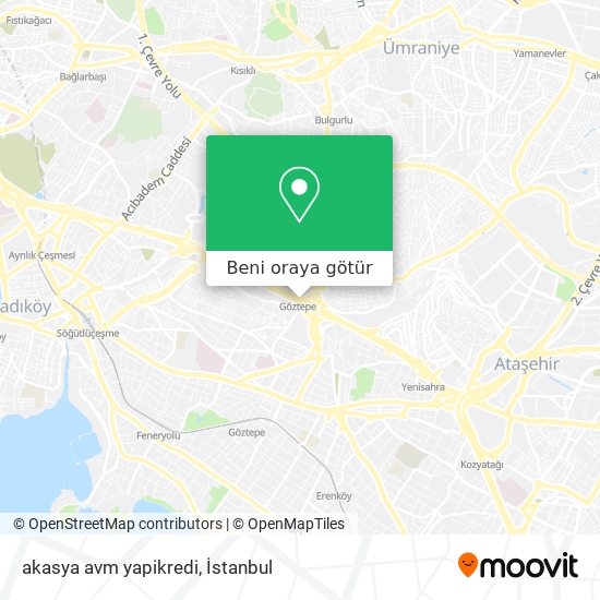akasya avm yapikredi harita