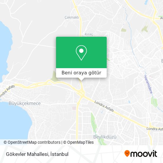 Gökevler Mahallesi harita