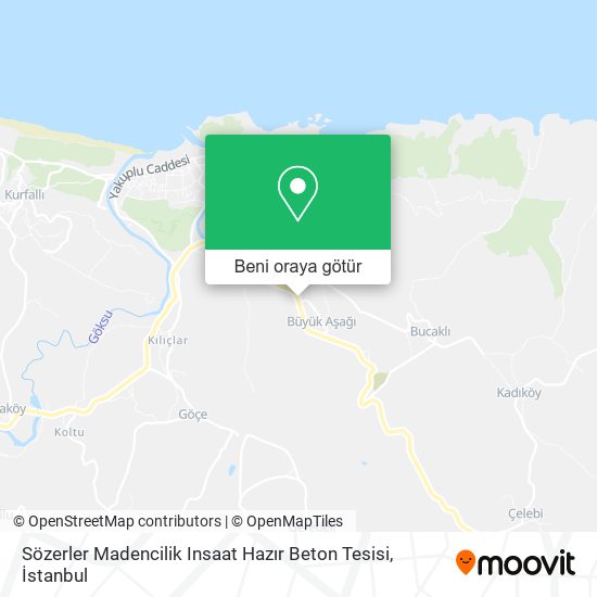 Sözerler Madencilik Insaat Hazır Beton Tesisi harita