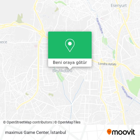 maximus Game Center harita