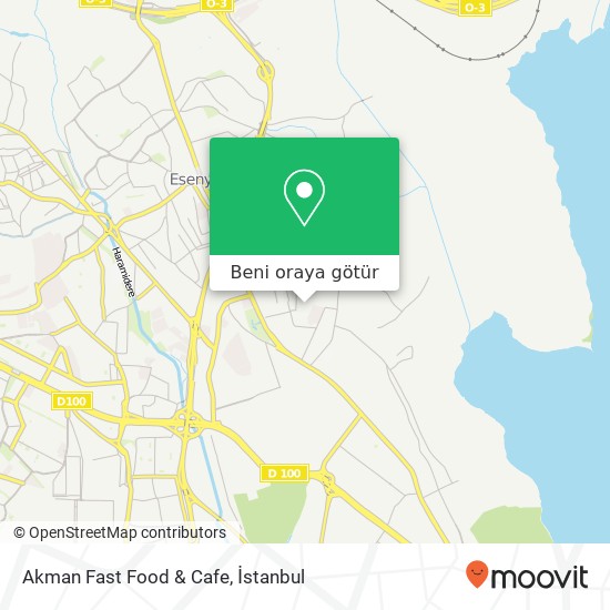 Akman Fast Food & Cafe harita