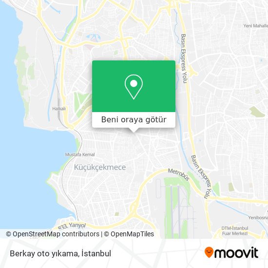 Berkay oto yıkama harita